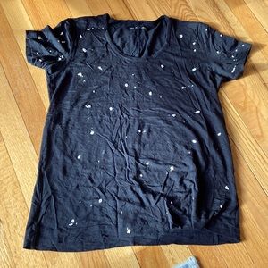 Rag & Bone paint splatter tee